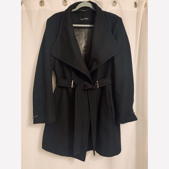 calvin klein cape coat